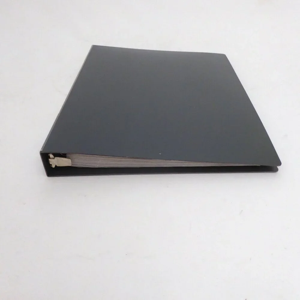 NEW 500 BUSINESS CARD RINGED BINDER CARD HOLDER SLEEVES & TABS JAPAN